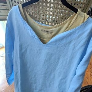 Lovely Layered Linen Top